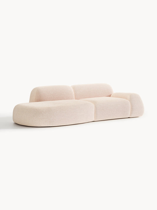 Wolke 3-Seater Bouclé Chaise, Modular