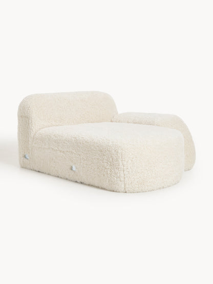 Wolke Chaise with Teddy Fabric Cover
