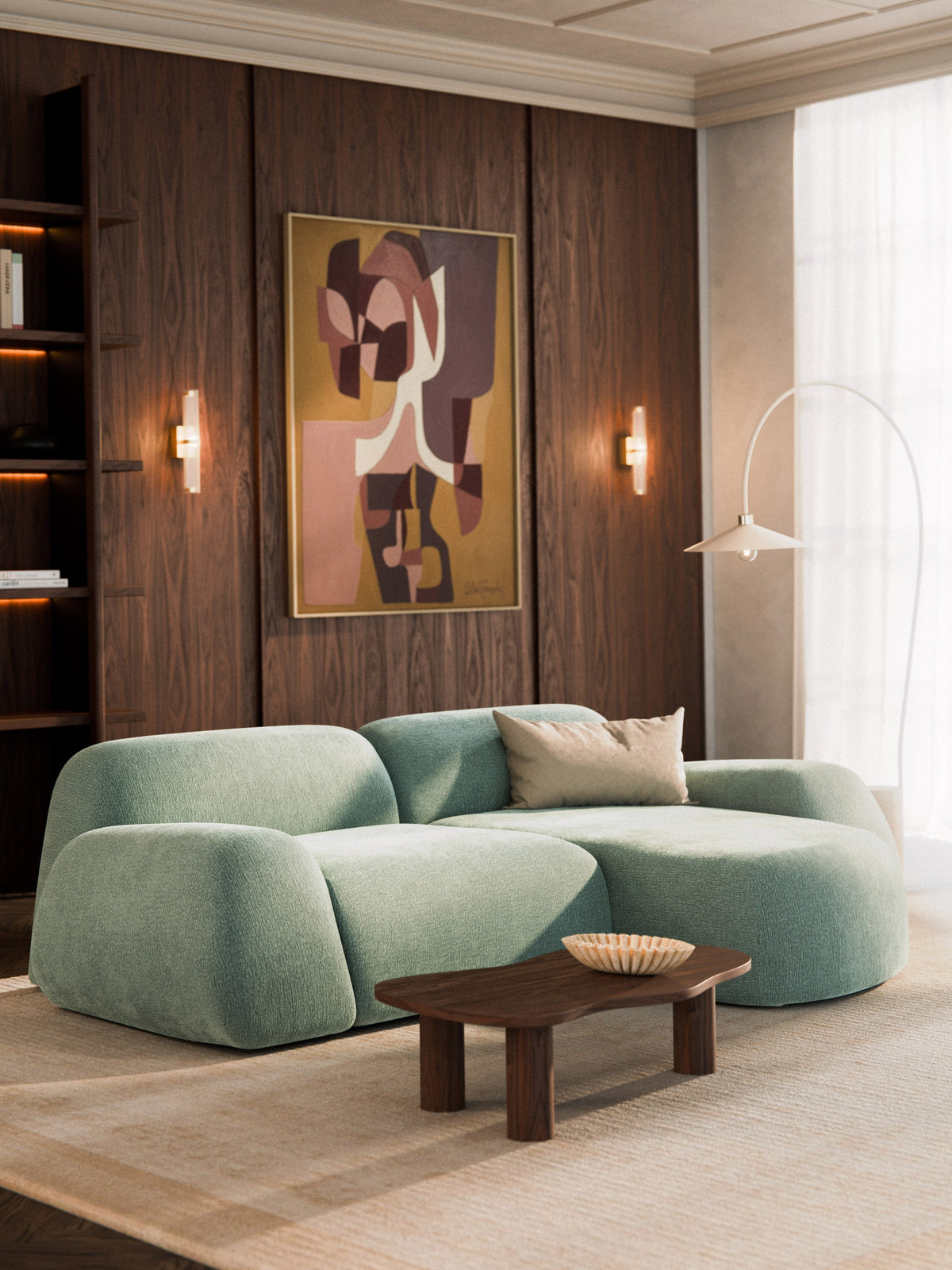 Wolke Corner Sofa, 3-Seater, Modular