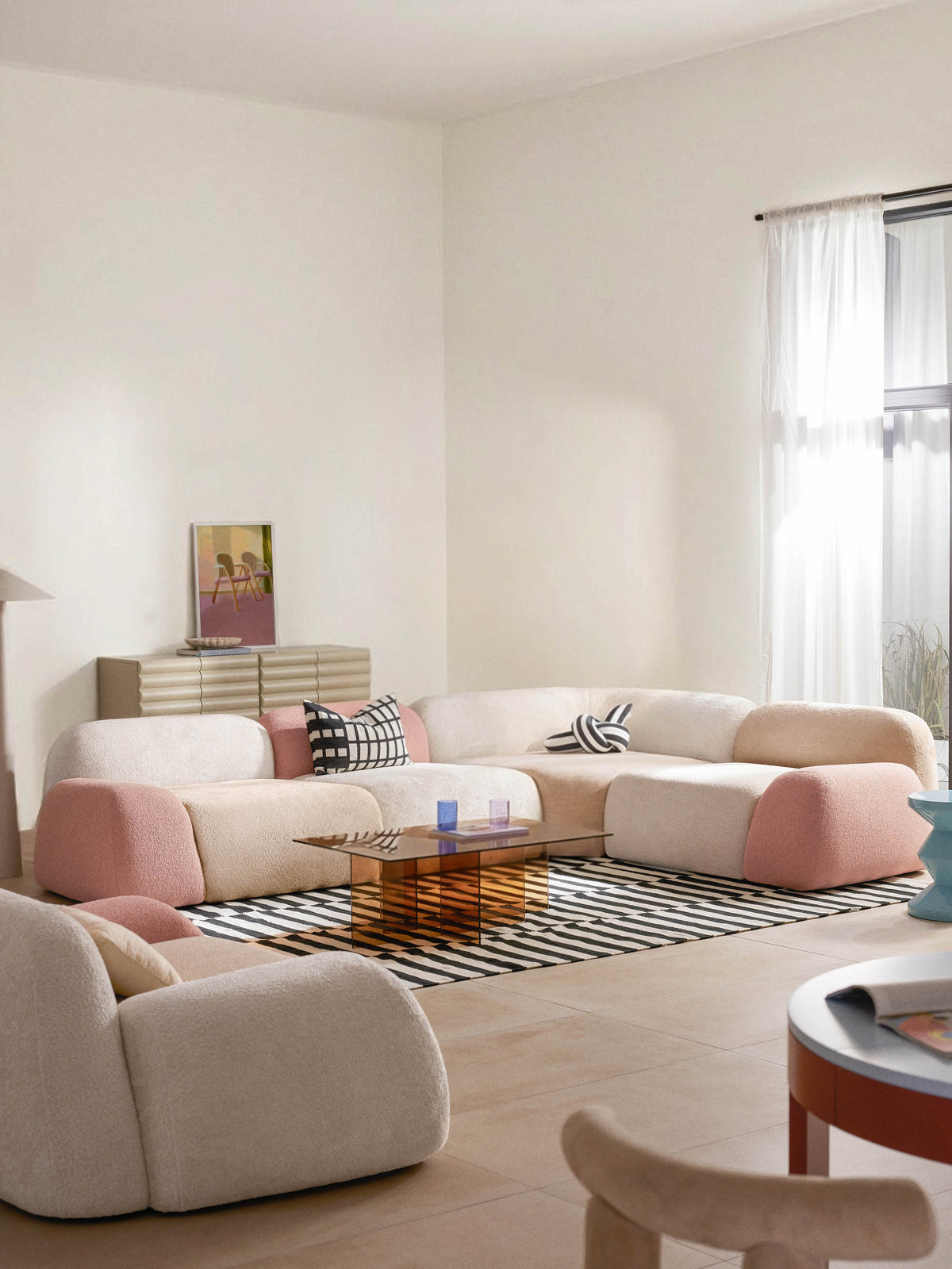 Wolke Fuorisalone Edition Modular Corner Sofa (4-Seater)