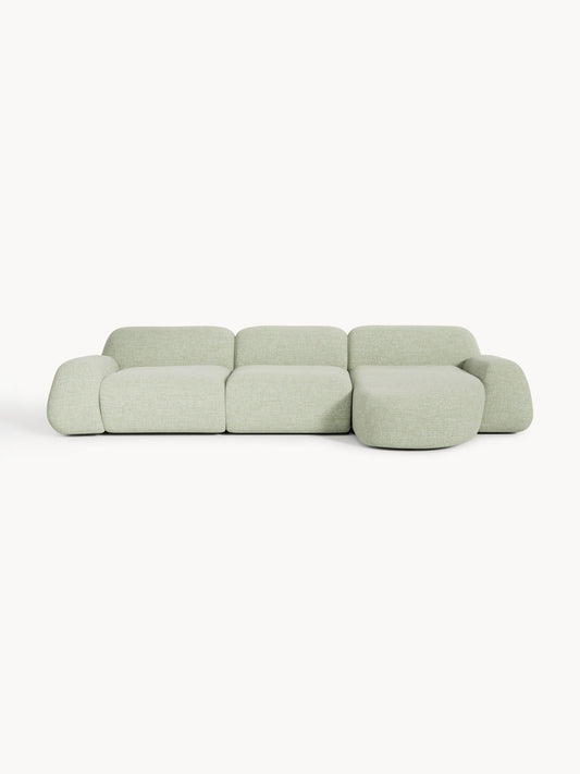Wolke Modular Bouclé Corner Settee (4-Seater)