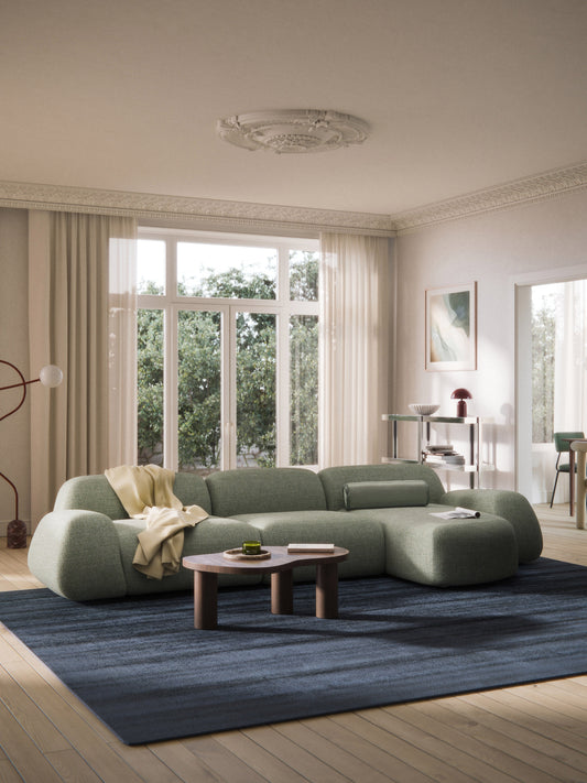 Wolke Modular Bouclé Corner Settee (4-Seater)
