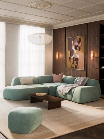 Wolke Modular Corner Settee with Chaise Longue (4-Seater)