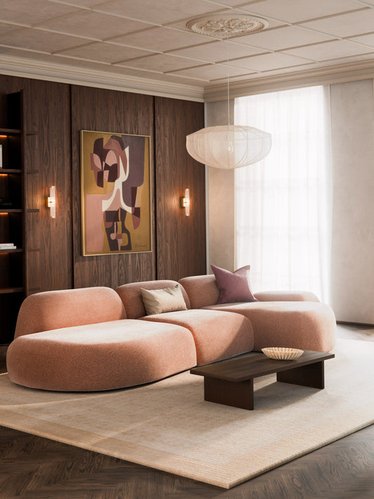 Wolke Modular Corner Settee with Chaise Longue (4-Seater)