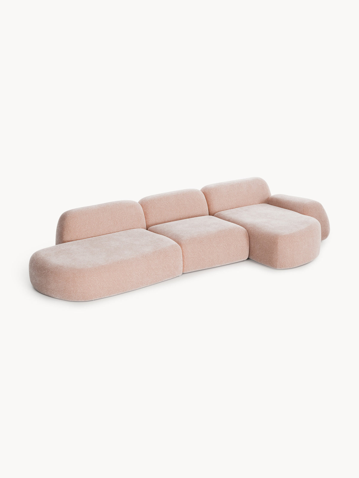 Wolke Modular Corner Settee with Chaise Longue (4-Seater)