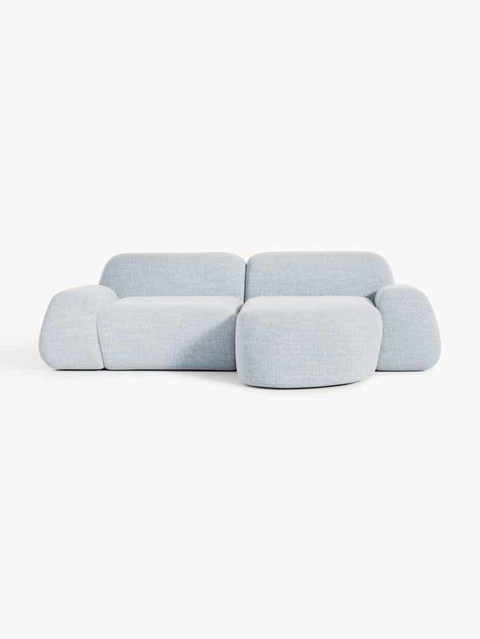 Wolke Modular Corner Sofa with Bouclé Cover (3-Seater)