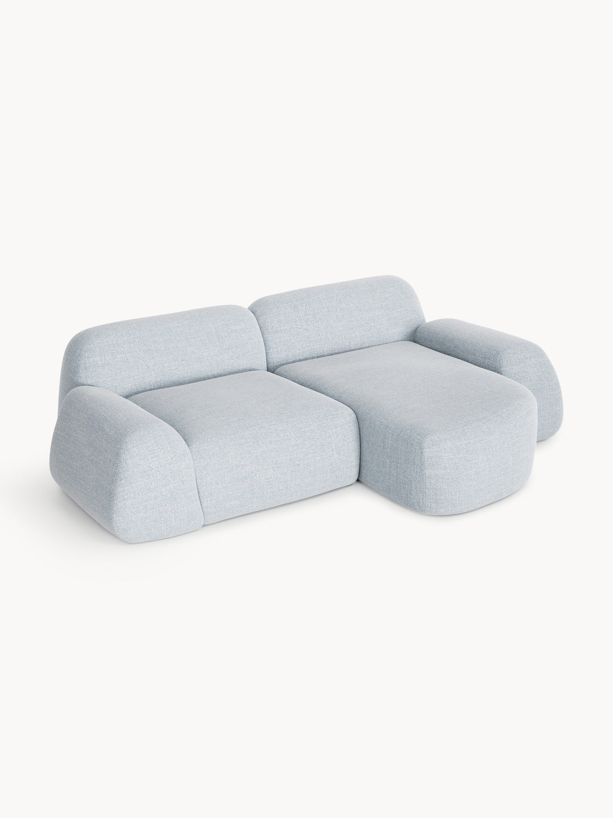 Wolke Modular Corner Sofa with Bouclé Cover (3-Seater)