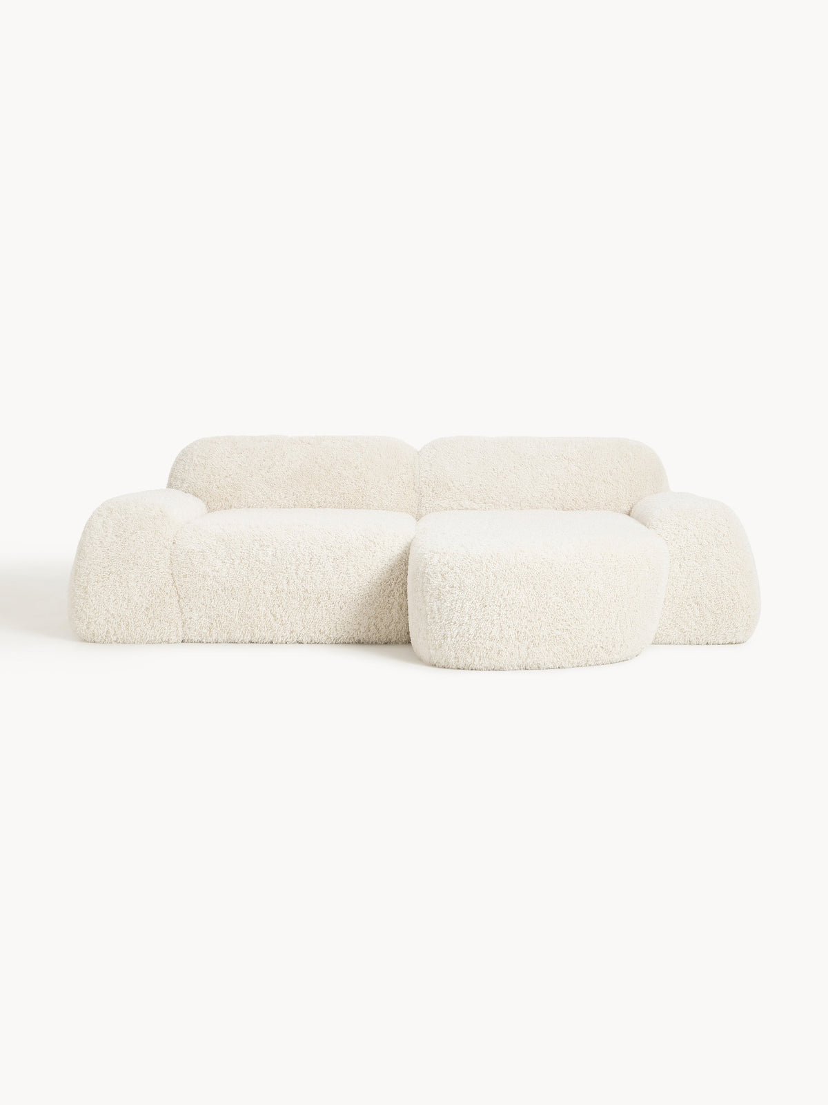 Wolke Modular Corner Sofa with Teddy Cover (3-Seater)