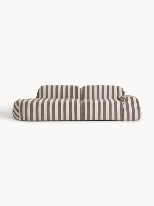 Wolke Modular Striped Sofa, 3-Seater
