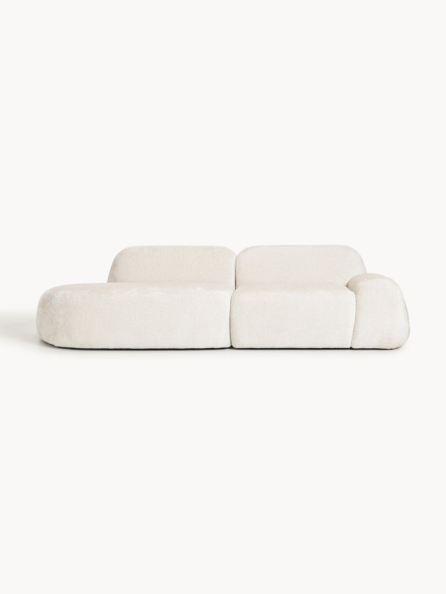 Wolke Modular Teddy Bouclé Chaise Longue (3-Seater)