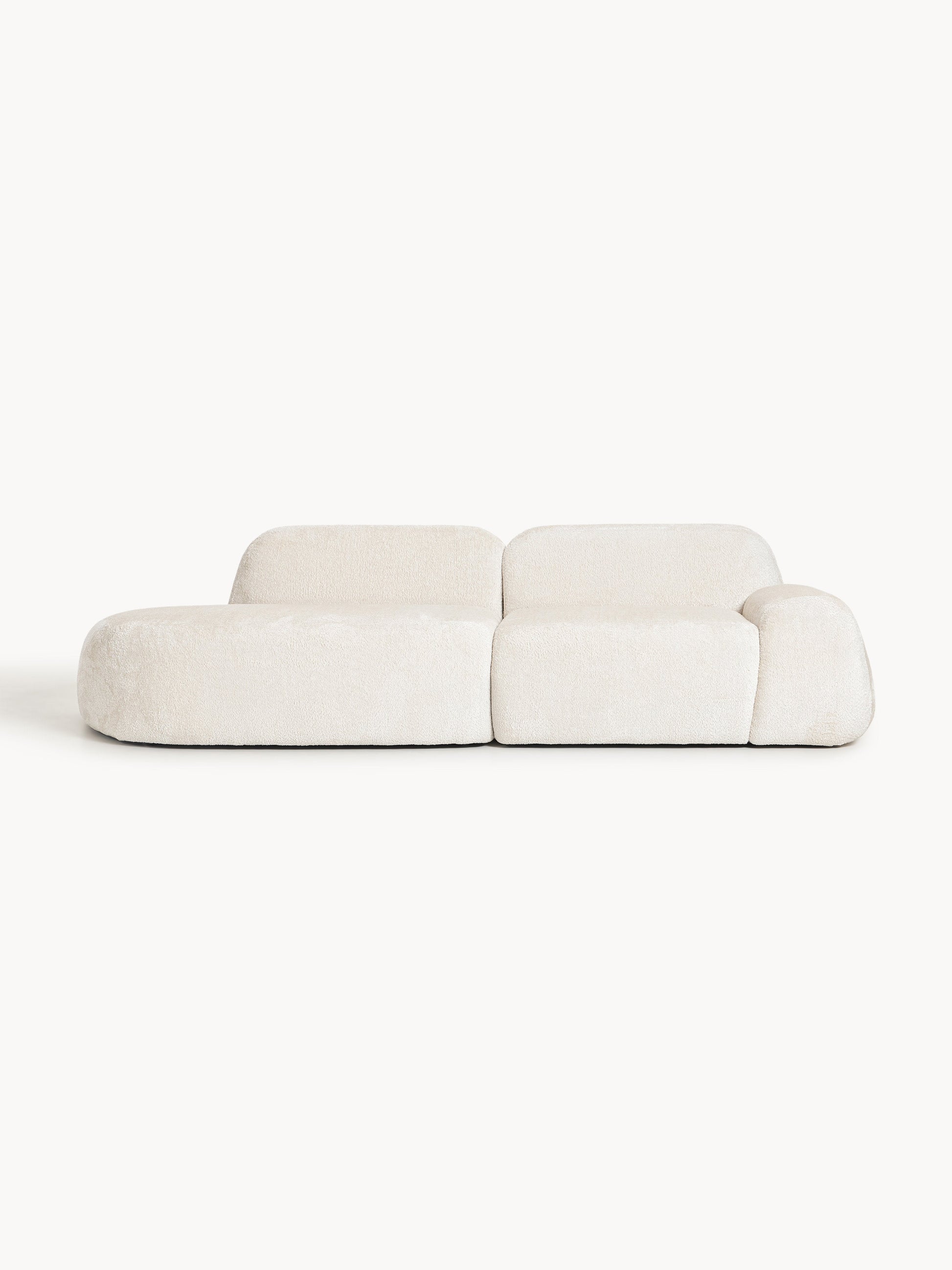 Wolke Modular Teddy Bouclé Chaise Longue (3-Seater)