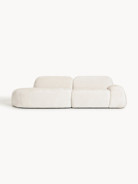 Wolke Modular Teddy Bouclé Chaise Longue (3-Seater)