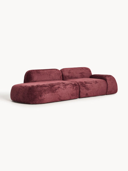 Wolke Modular Teddy Bouclé Chaise Longue (3-Seater)