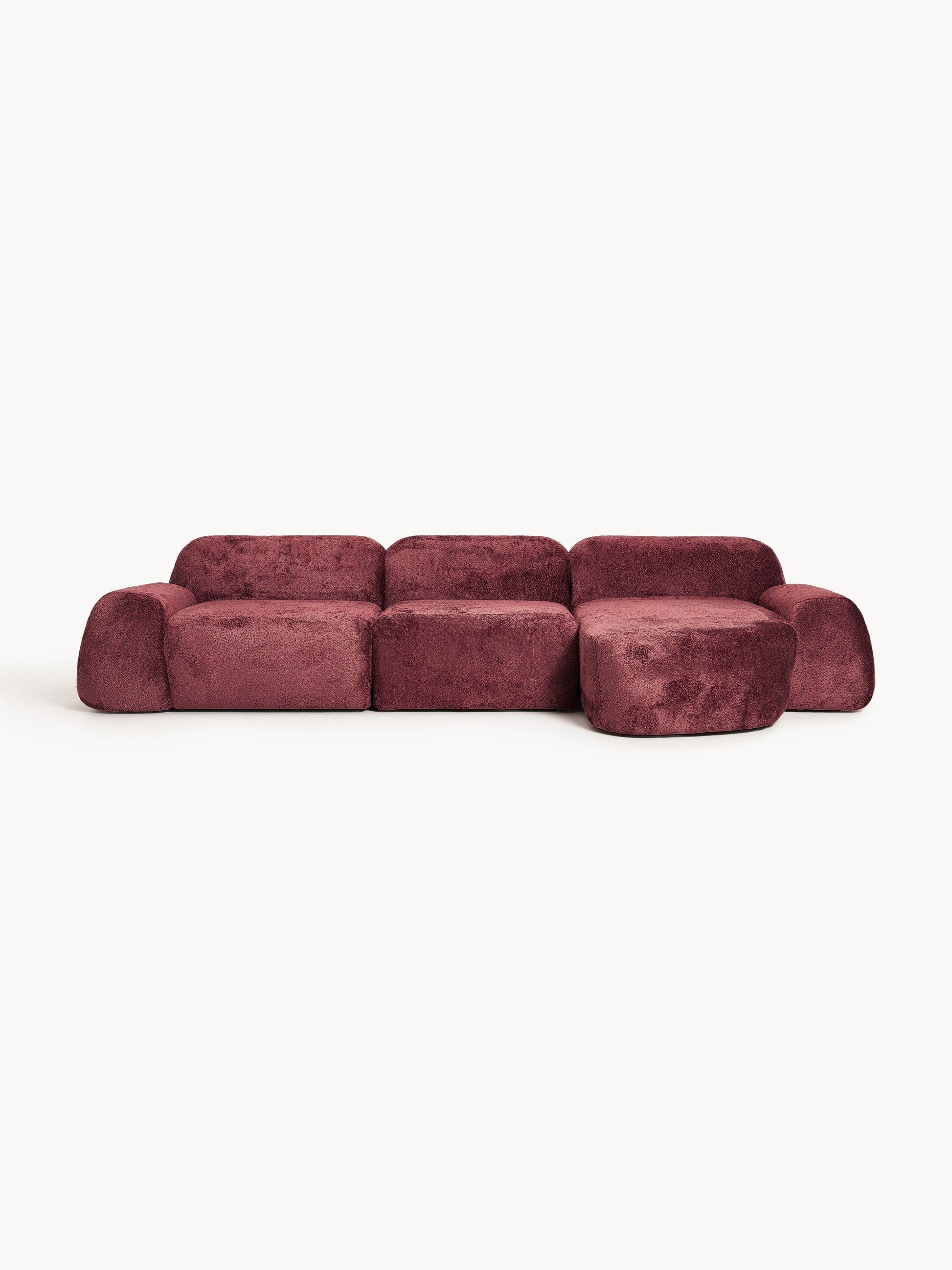 Wolke Modular Teddy Bouclé Corner Settee (4-Seater)
