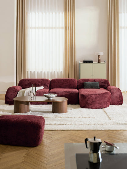 Wolke Modular Teddy Bouclé Corner Settee (4-Seater)