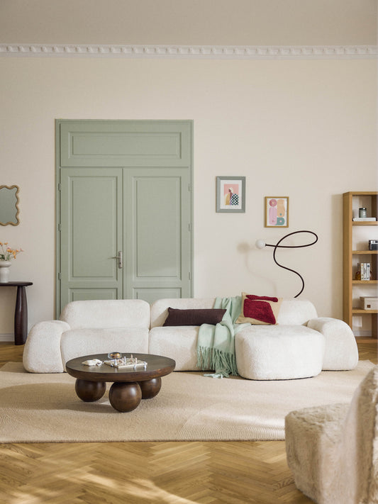 Wolke Modular Teddy Bouclé Corner Settee (4-Seater)