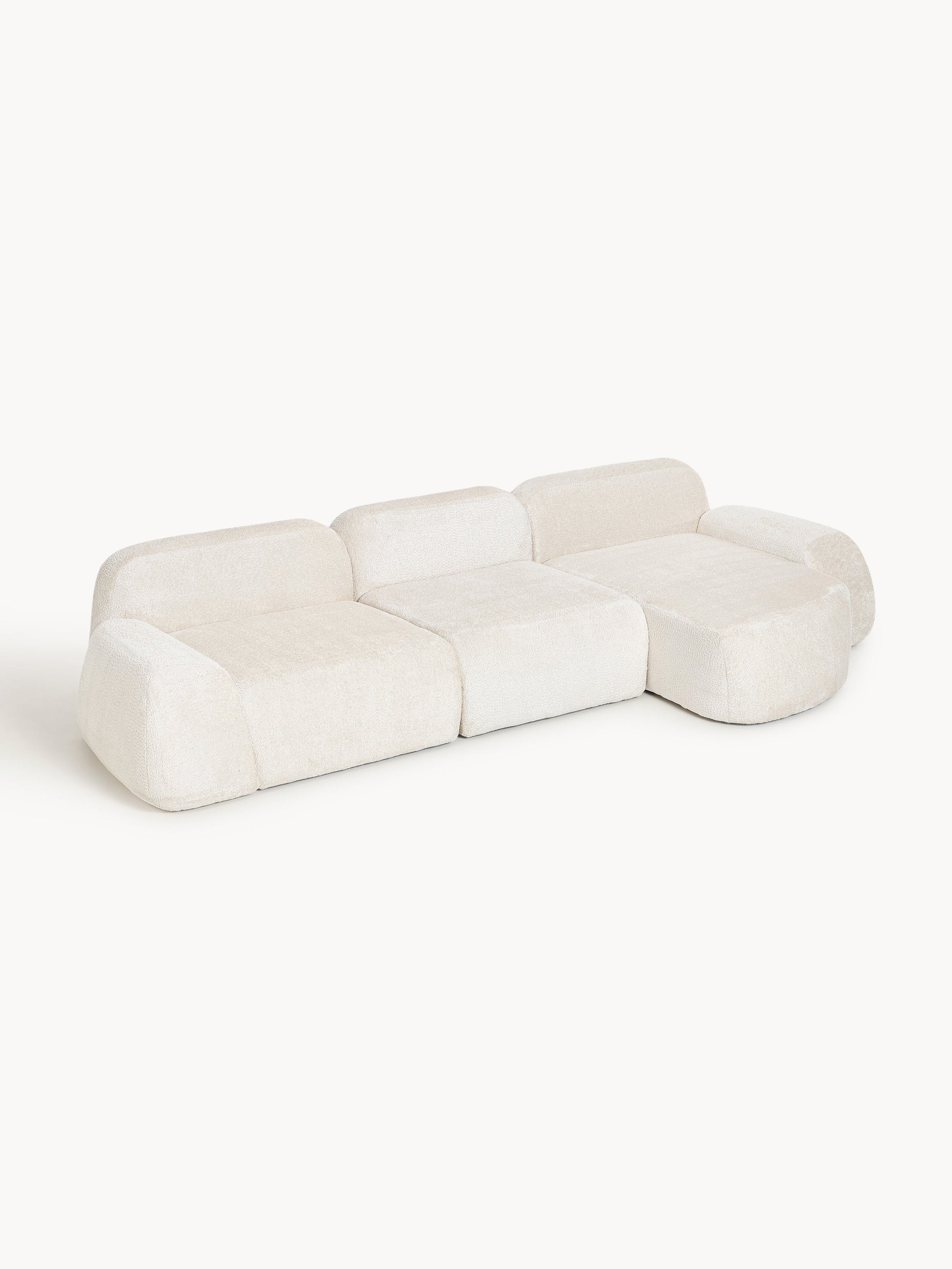 Wolke Modular Teddy Bouclé Corner Settee (4-Seater)